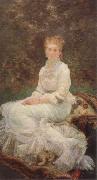 Marie Bracquemond The Lady in White Spain oil painting artist